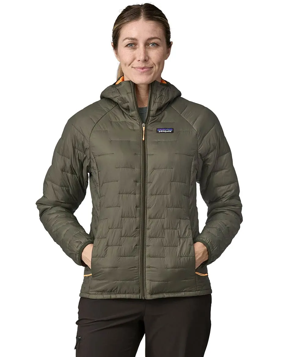 CHAQUETA DE FIBRA CON CAPUCHA PATAGONIA MICRO PUFF