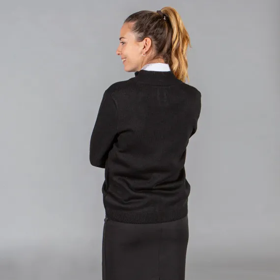 Chaqueta de mujer semi ajustada con cremallera, en tejido de punto fino UNIFORMES GARY'S 103100
