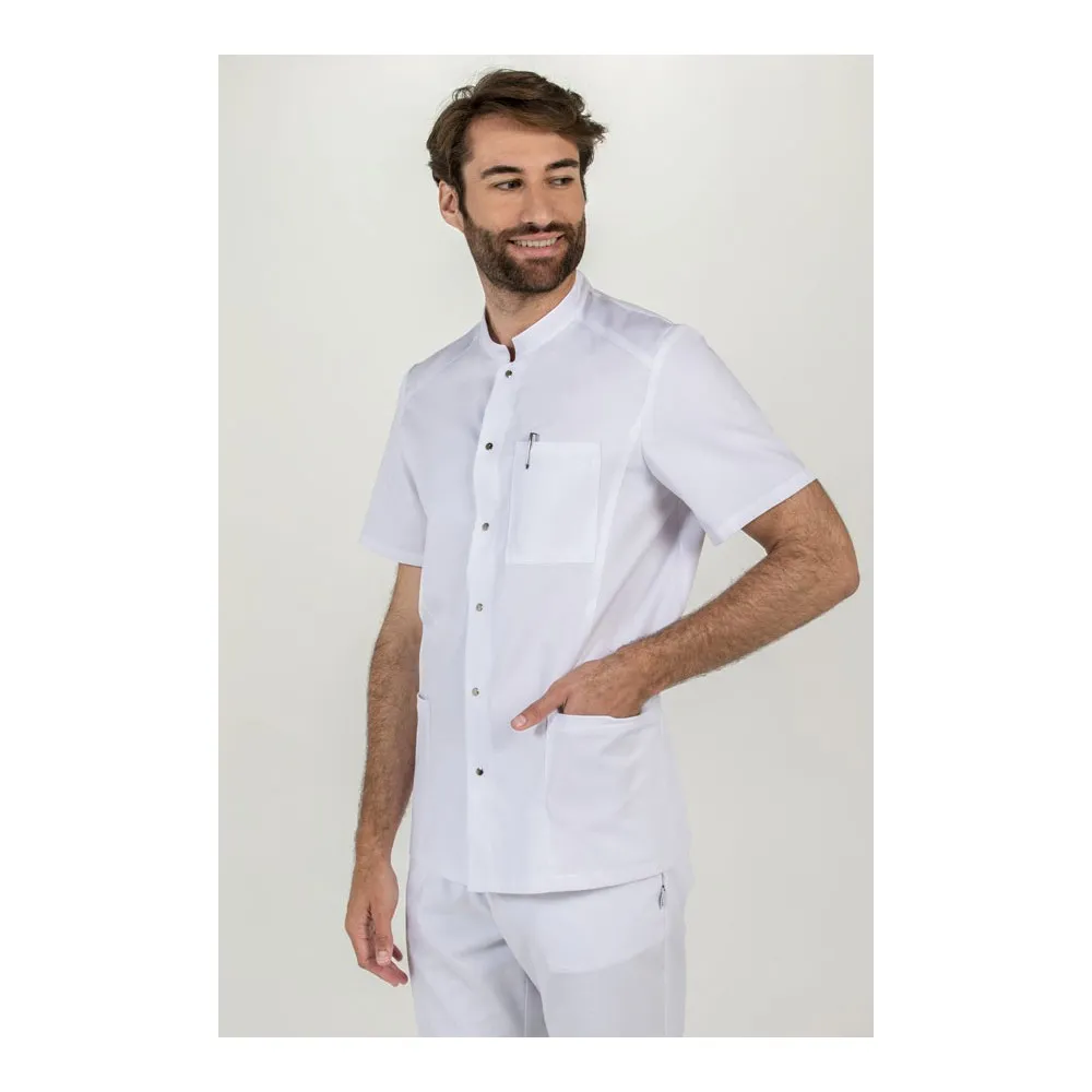 Chaqueta hombre m/c cuello mao blanca
