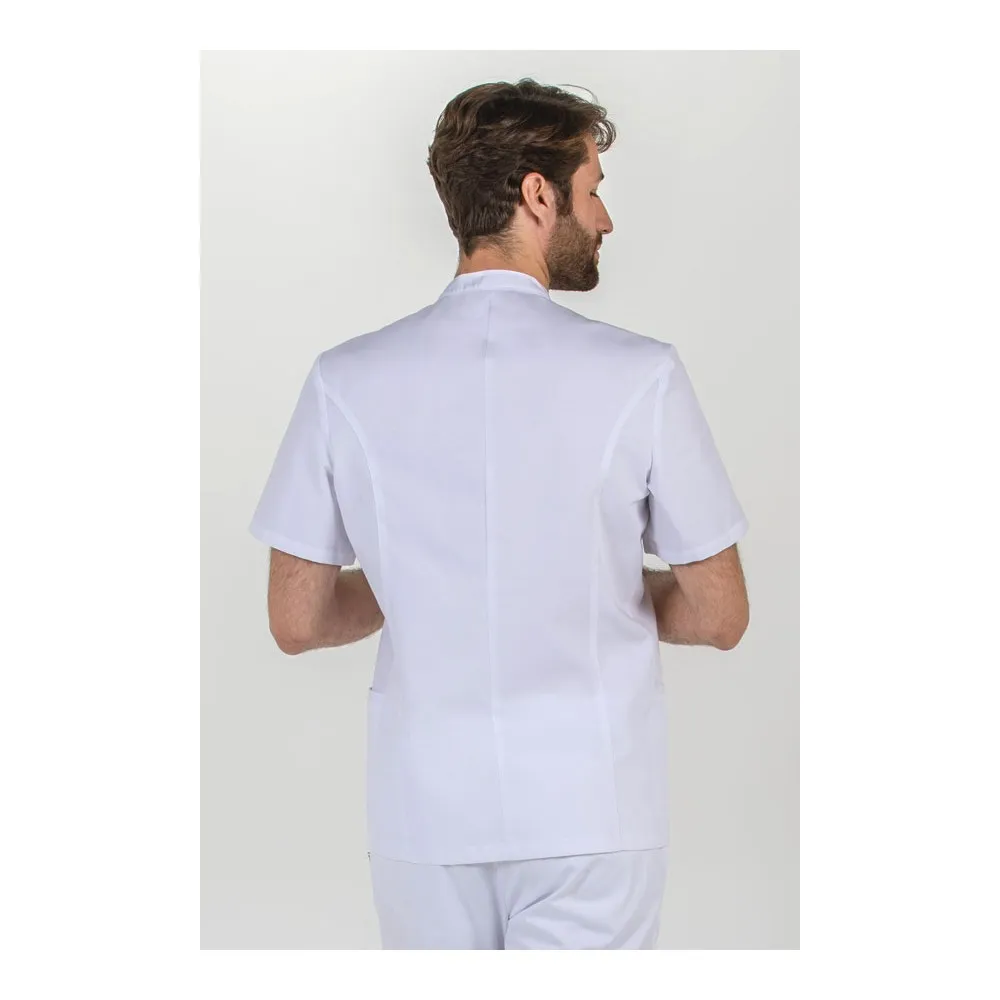 Chaqueta hombre m/c cuello mao blanca