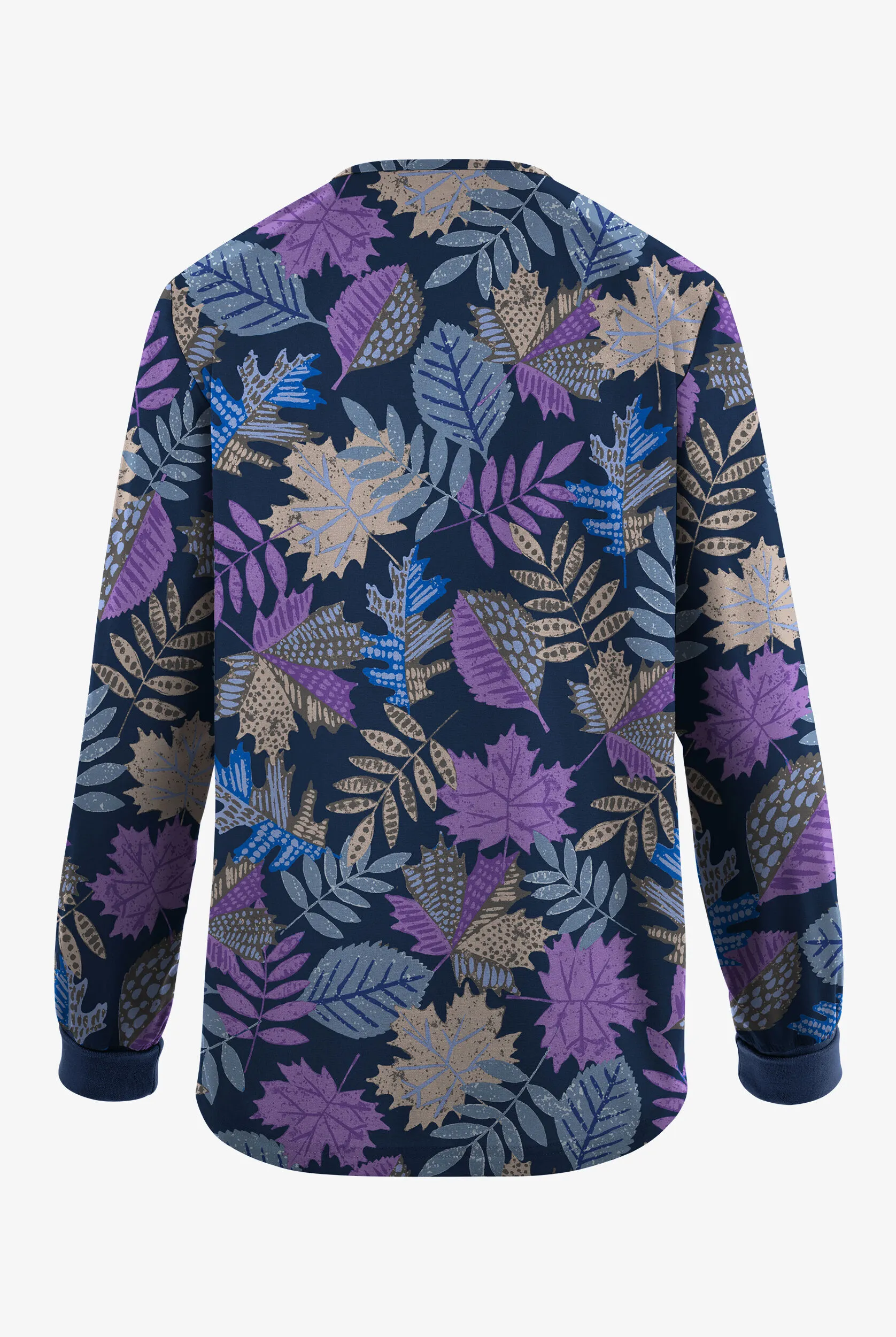 CHAQUETA M&EACUTE;DICA ABRIGADA ESTAMPADA BUTTERSOFT ORIGINALS AUTUMN IN MAINE NAVY PARA MUJER