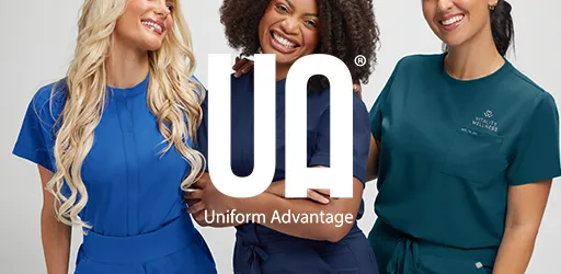 Chaqueta médica abrigada UA Advantage STRETCH con cremallera y 4 bolsillos para hombre