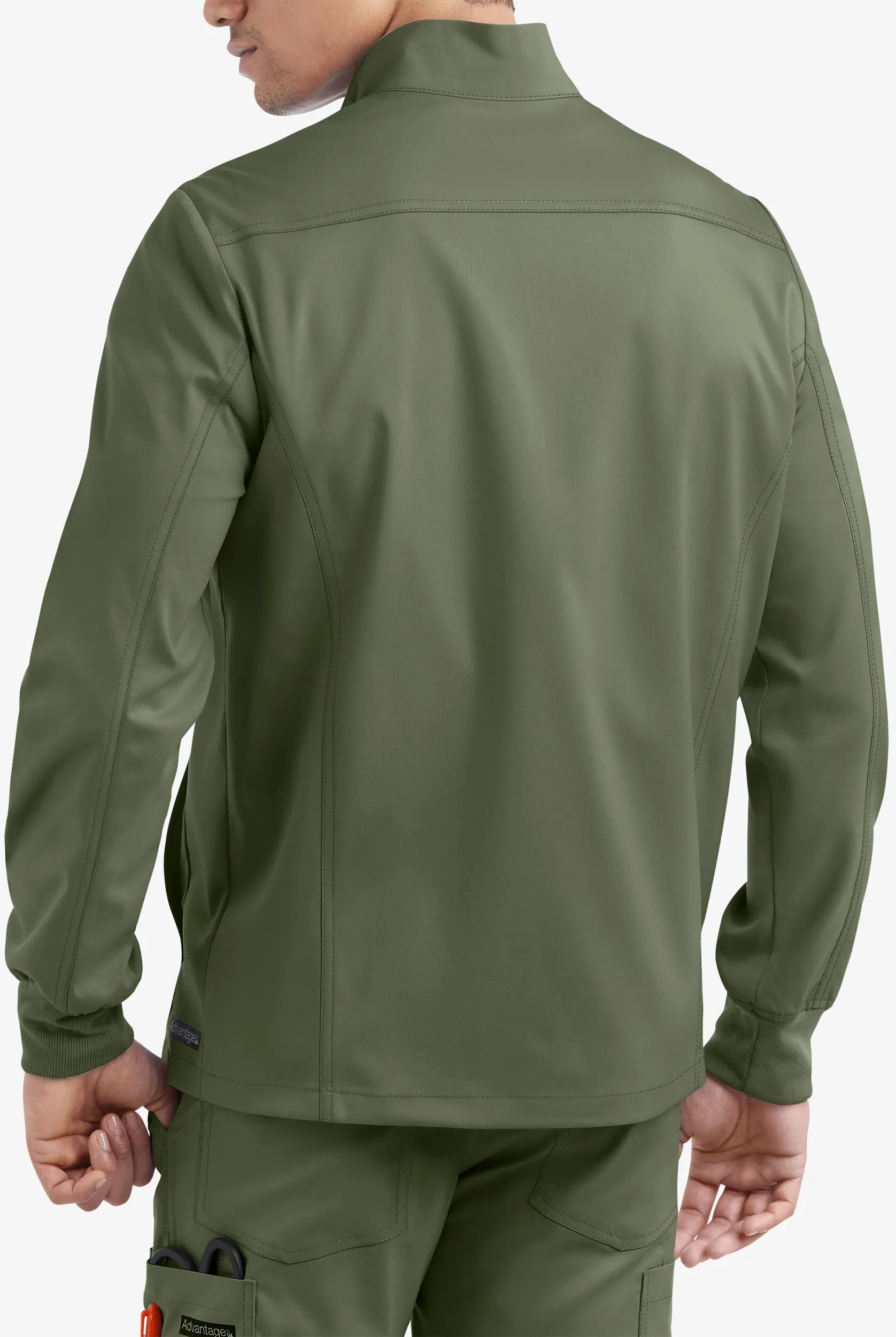 Chaqueta médica abrigada UA Advantage STRETCH con cremallera y 4 bolsillos para hombre