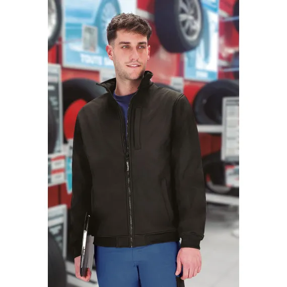 CHAQUETA SOFTSHELL MULTIBOLSILLOS CON EFECTO CORTAVIENTOS, HIDROREPELENTE Y ALTA RETENCIóN TéRMICA VALENTO EPSILON