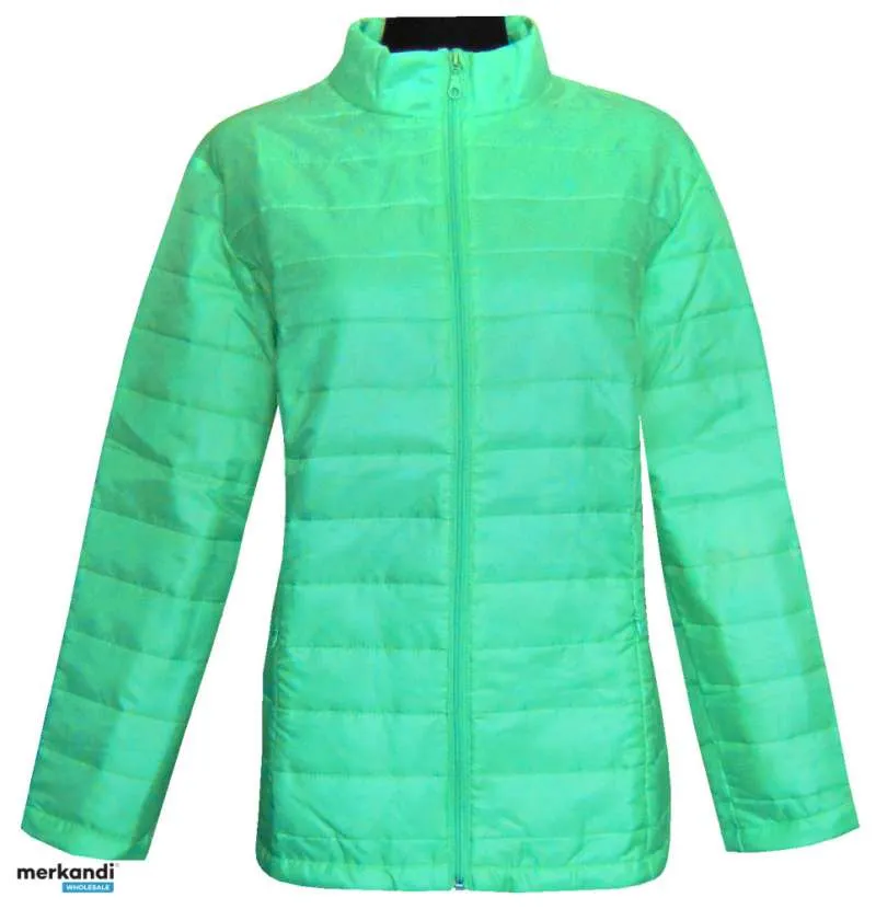 CHAQUETAS BIKER ACOLCHADAS PARA MUJER VERDE MENTA 36/38  40/42