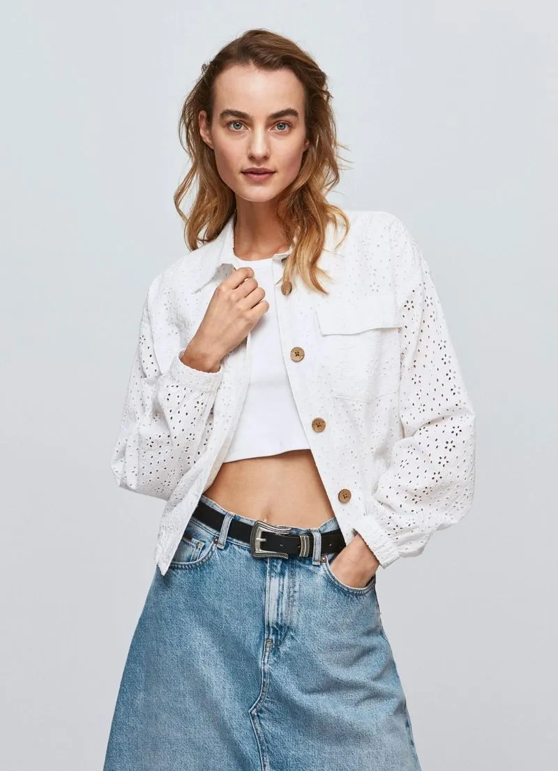 Chaquetas Pepe Jeans para Mujer SUNNA White