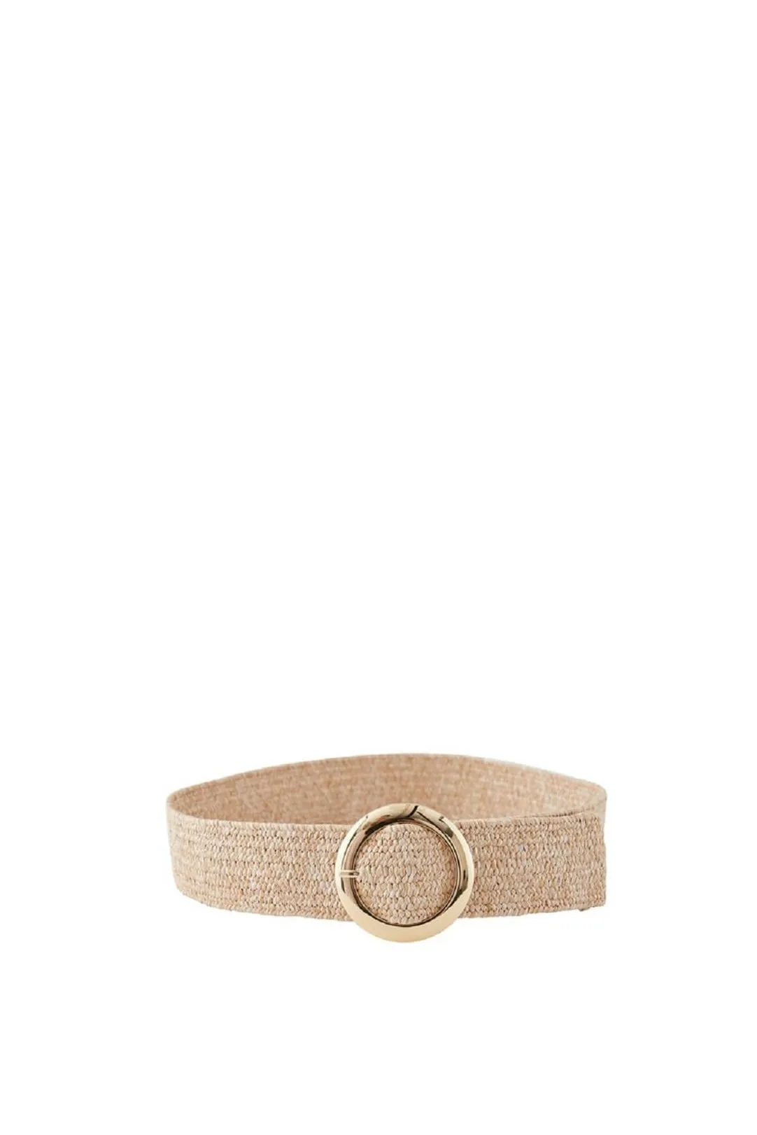 Cinturón trenzado Pcvilma beige