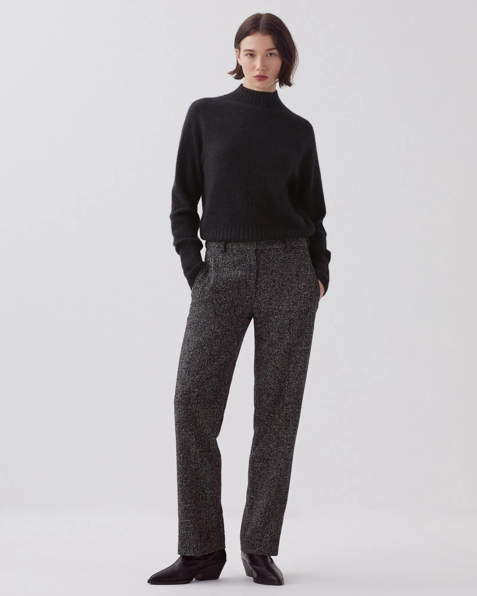 COLETTE  PANTAL&OACUTE;N RECTO NEPPIE BLACK