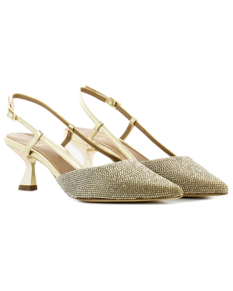 COPIA CHANTAL  2254 ARGENTO  SLINGBACK CON STRASS EN DONNA