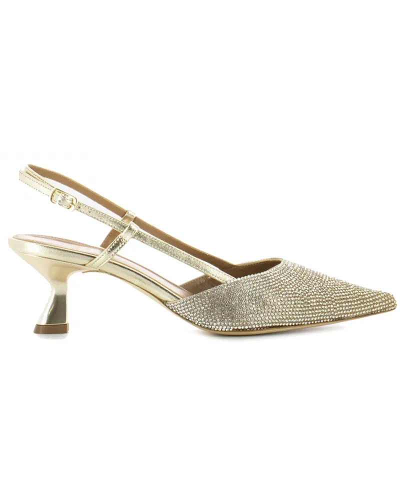 COPIA CHANTAL  2254 ARGENTO  SLINGBACK CON STRASS EN DONNA