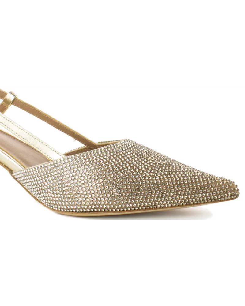 COPIA CHANTAL  2254 ARGENTO  SLINGBACK CON STRASS EN DONNA