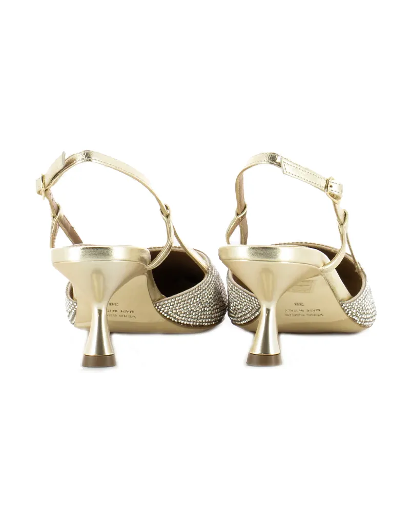 COPIA CHANTAL  2254 ARGENTO  SLINGBACK CON STRASS EN DONNA