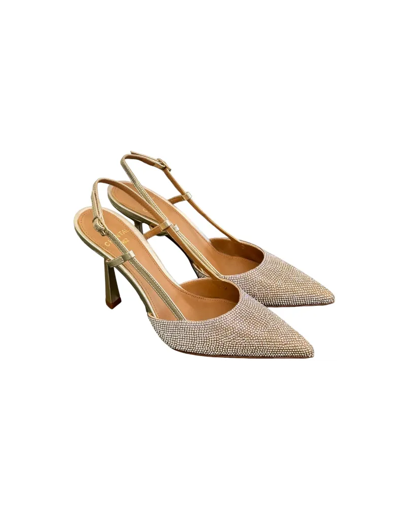 COPIA CHANTAL  2254 PLATIN  SLINGBACK CON STRASS EN DONNA