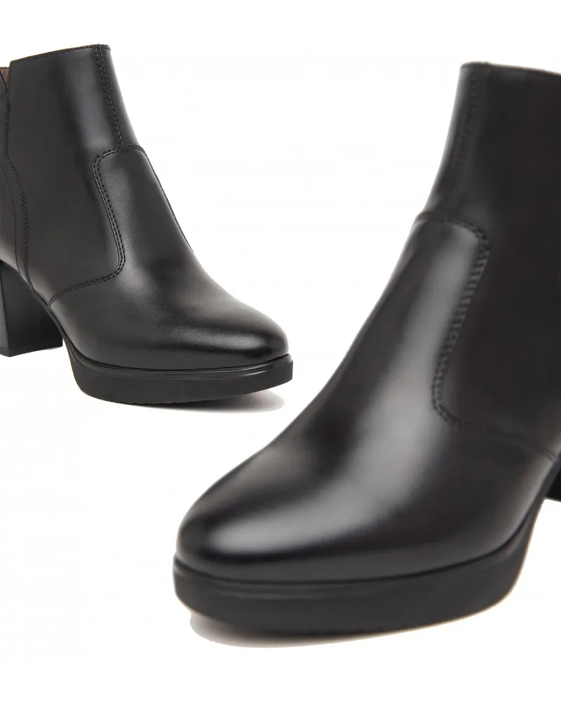 COPIA NERO GIARDINI  410952 NERO  TRONCHETTI DONNA EN PELLE