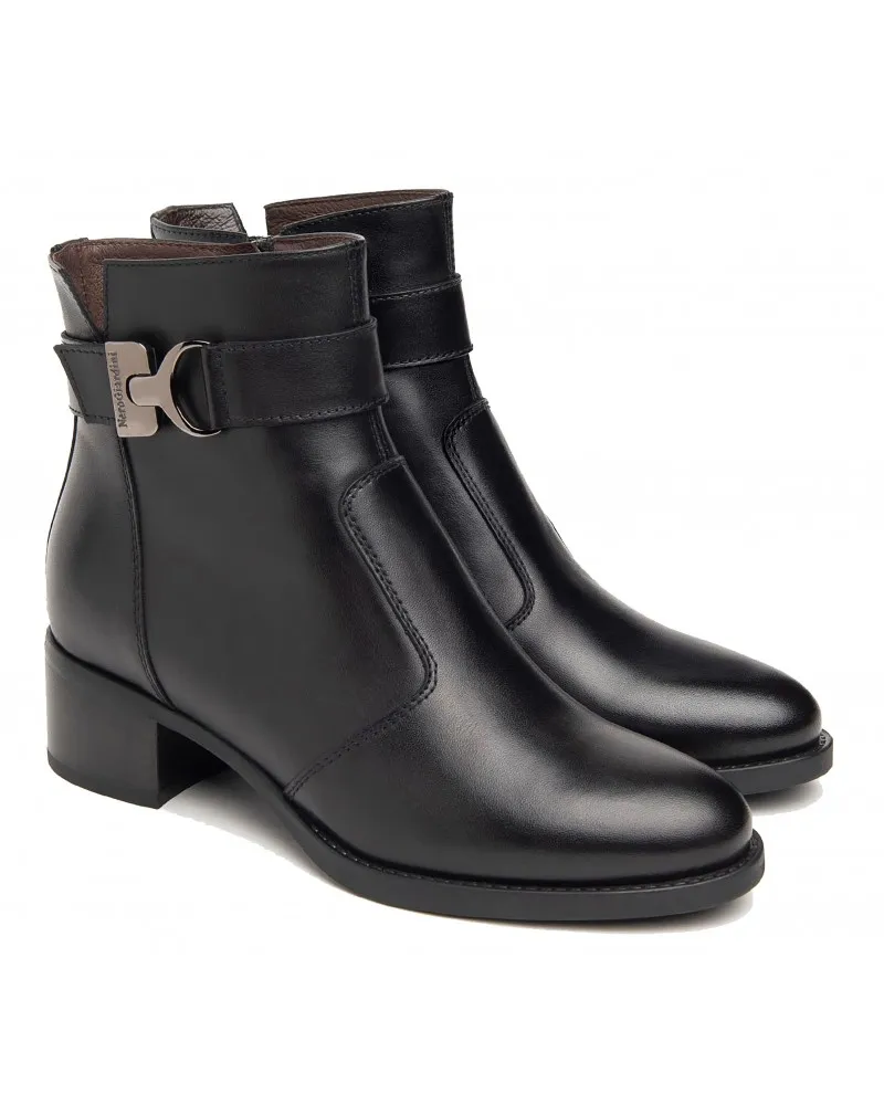 COPIA NERO GIARDINI  411200 NERO  TRONCHETTI DONNA EN PELLE