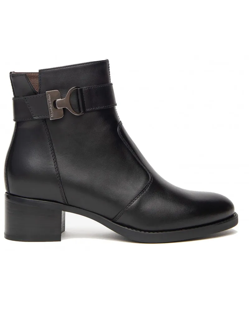 COPIA NERO GIARDINI  411200 NERO  TRONCHETTI DONNA EN PELLE