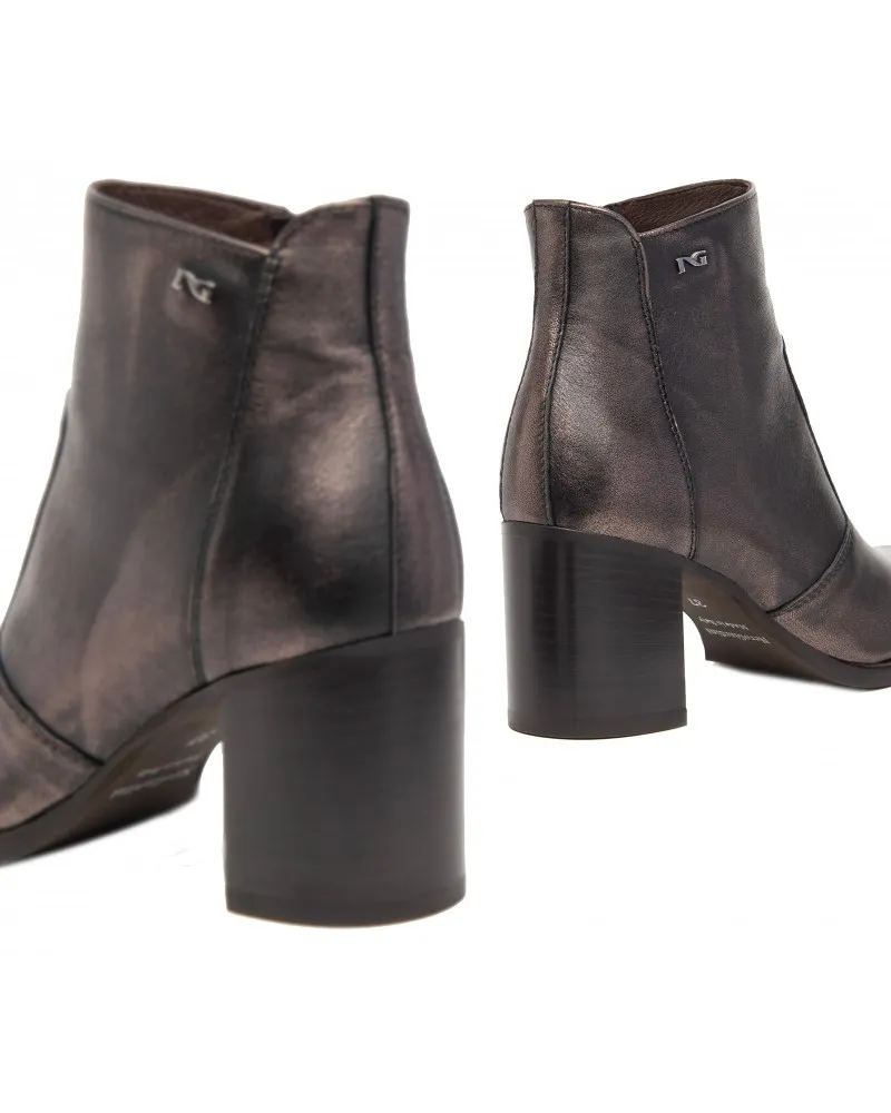 COPIA NERO GIARDINI  411270 NERO  TRONCHETTI DONNA EN PELLE