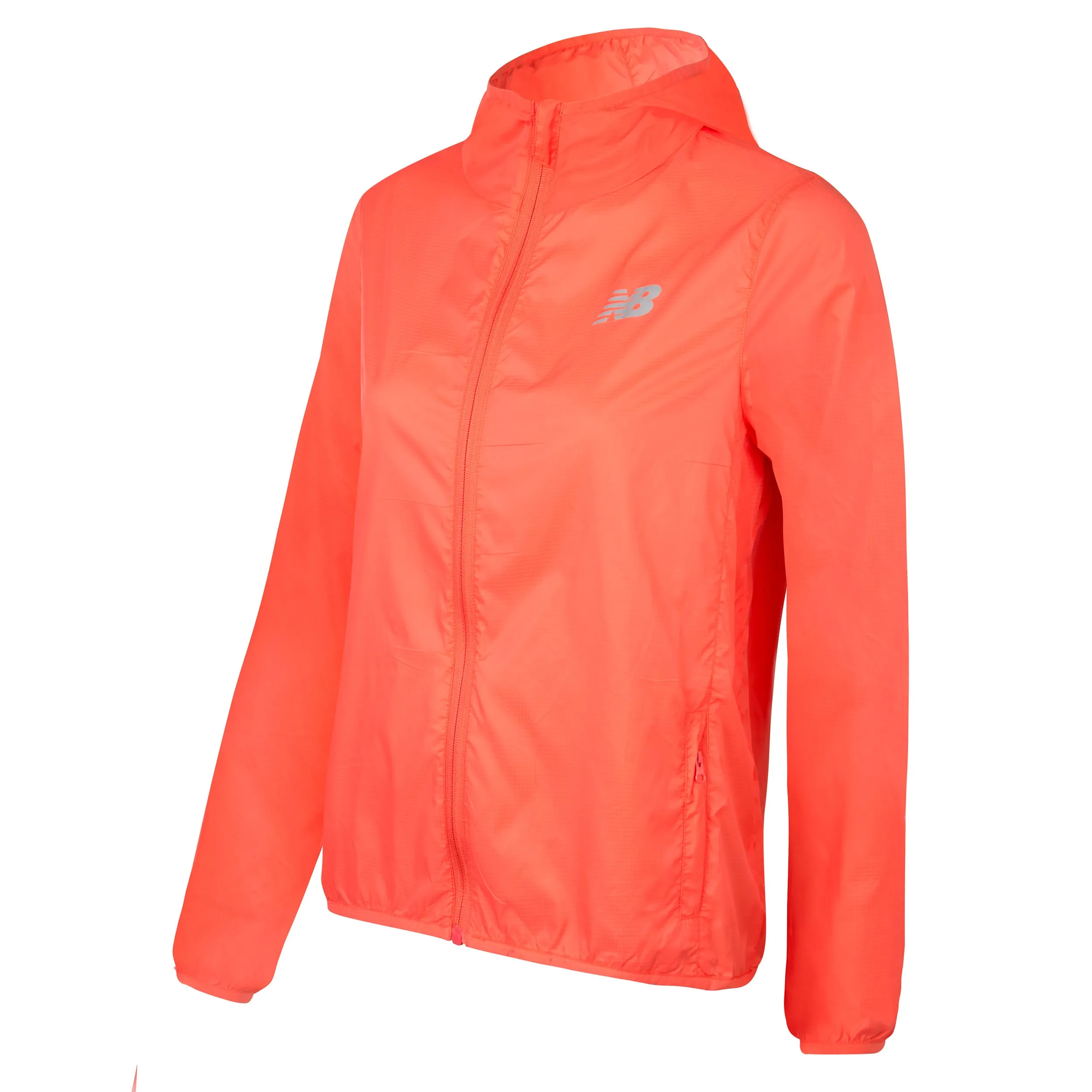 Cortaviento Running Mujer New Balance Empacable Naranja