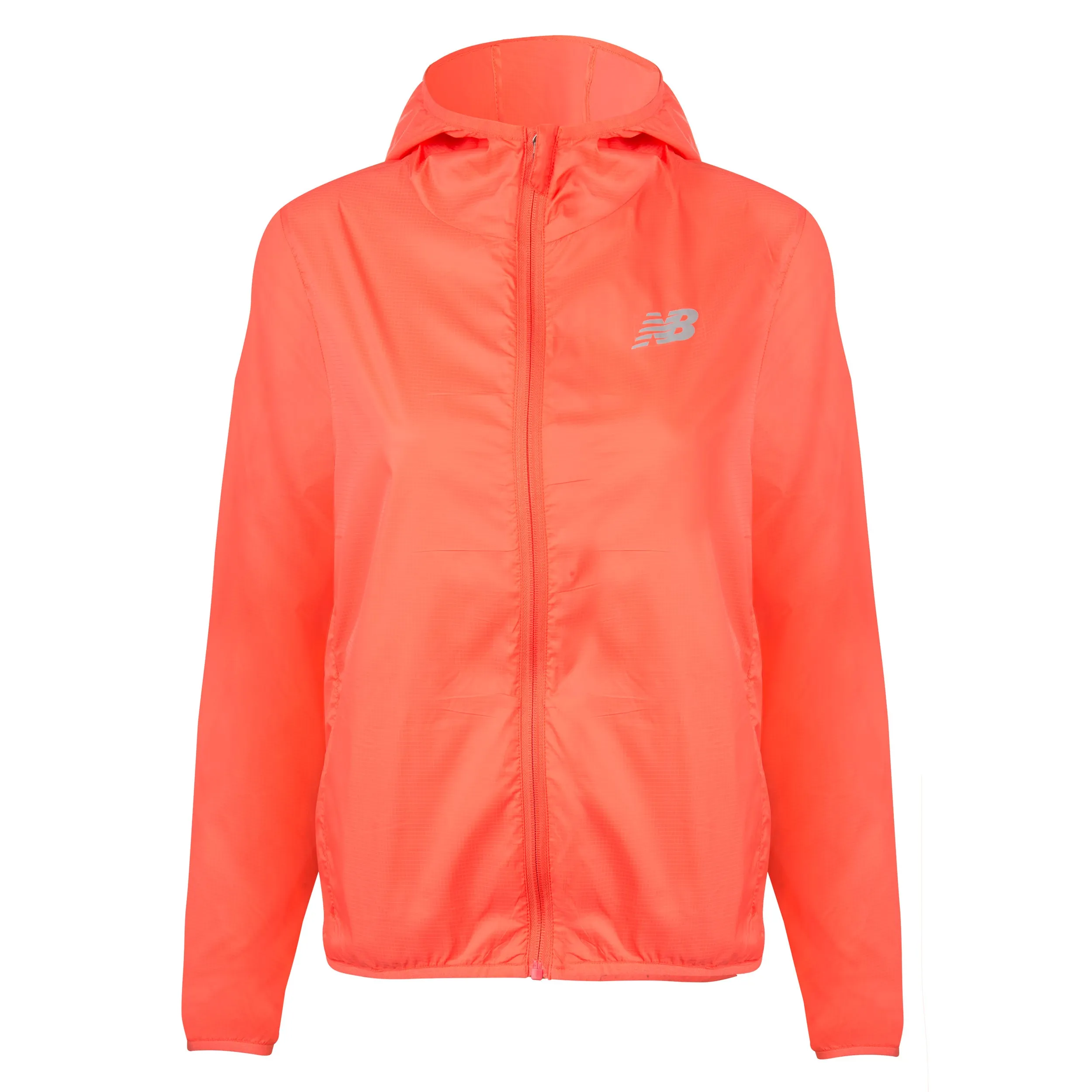 Cortaviento Running Mujer New Balance Empacable Naranja