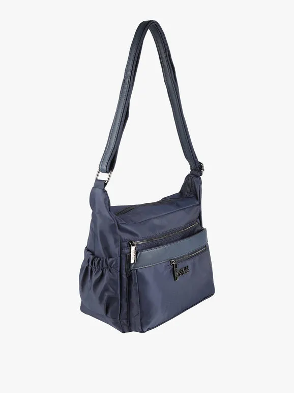 Coveri Collection Bolso mujer multibolsillos de nailon