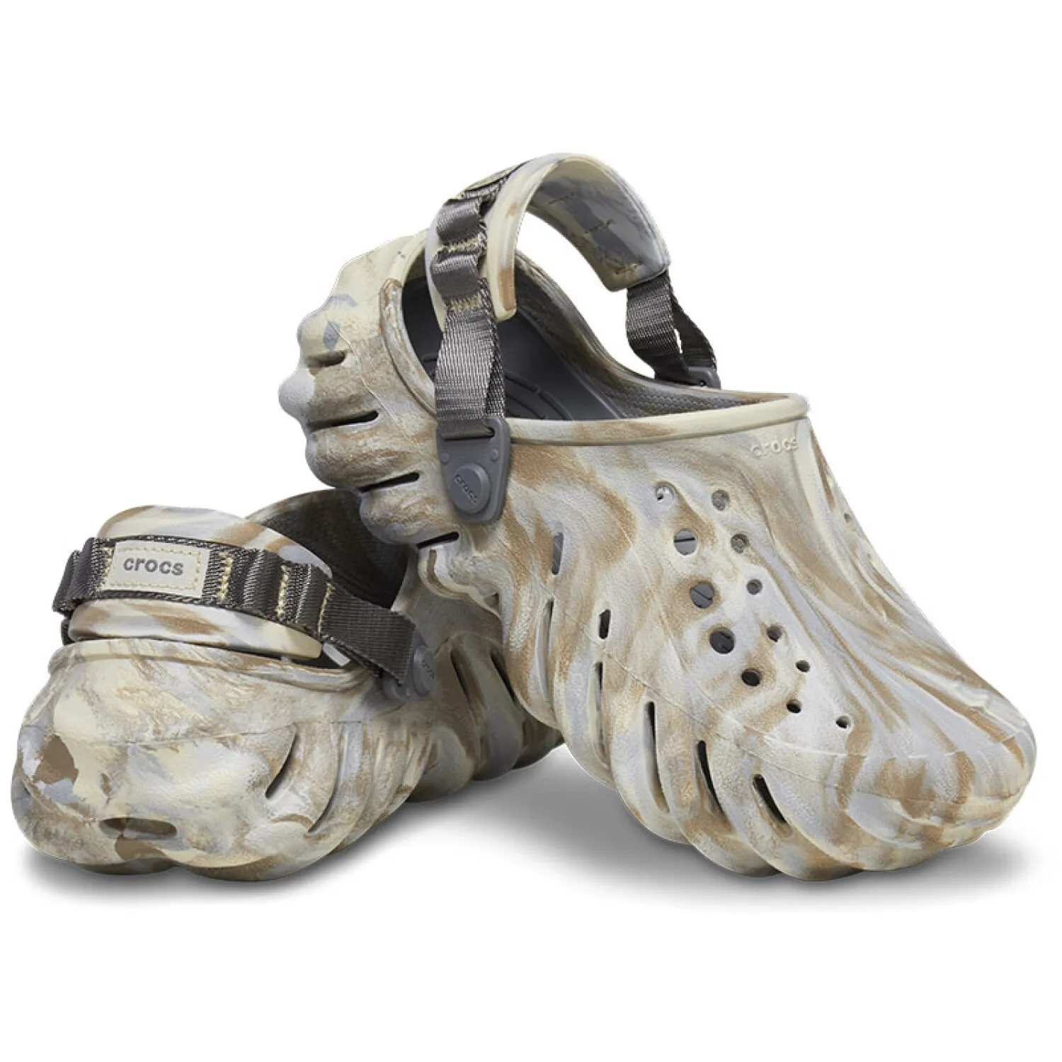 CROCS ECHO CLOG MARBLED  GRIS