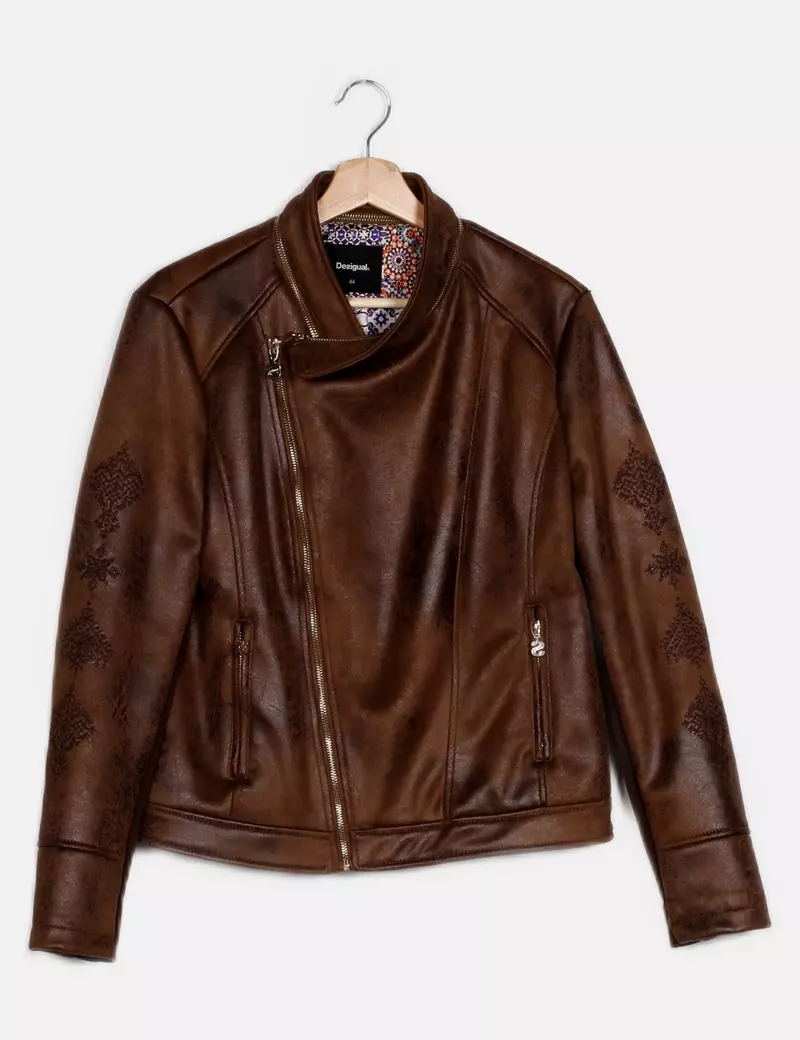 Desigual Chaqueta biker Ante