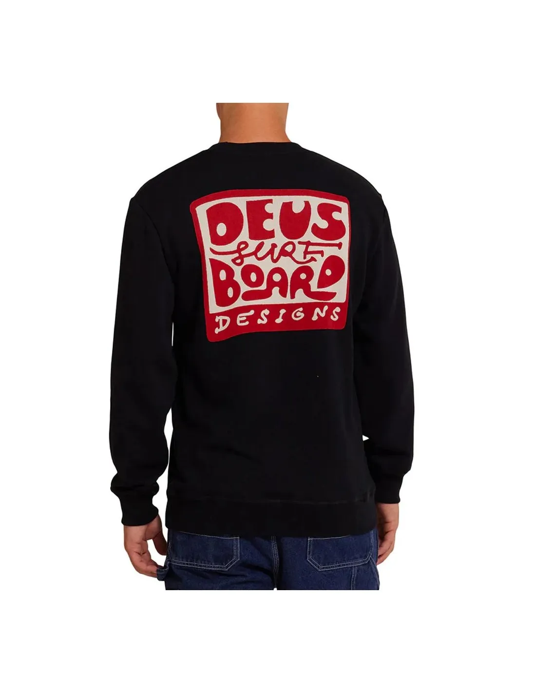 DEUS NICE TO SEE YOU CREW BLACK
