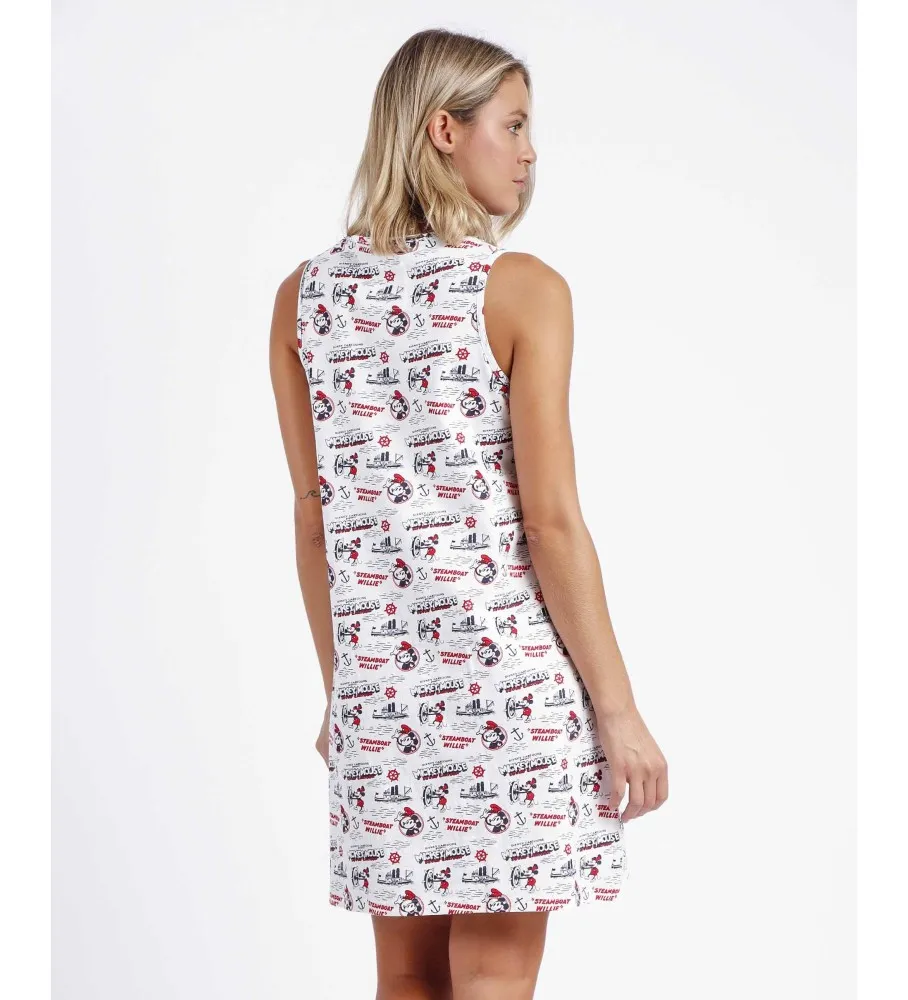 DISNEY CAMISOLA STEAMBOAT WILLIE BLANCO