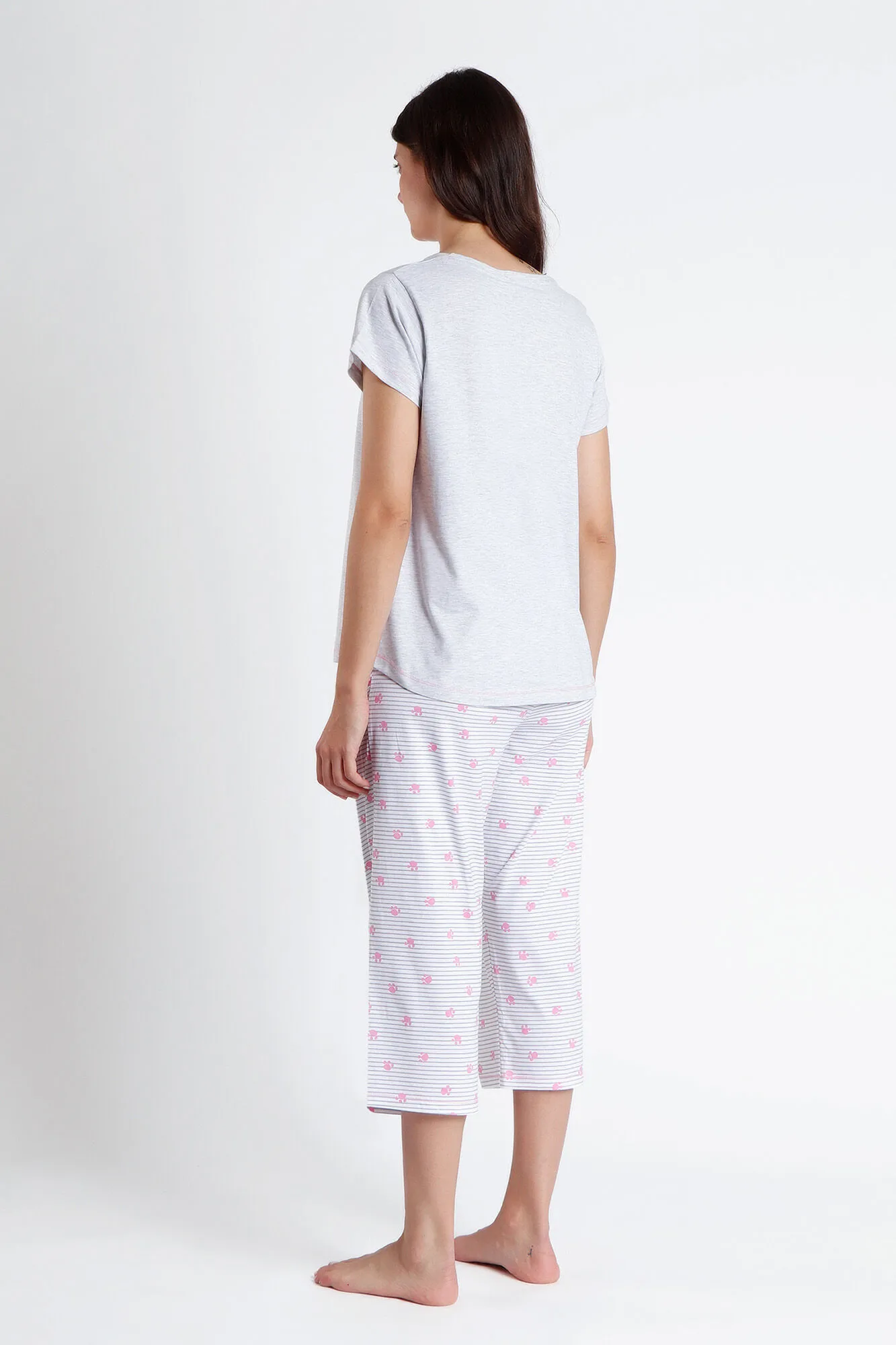 DISNEY Pijama Palazzo Manga Corta Maternity Dalmatas para Mujer
