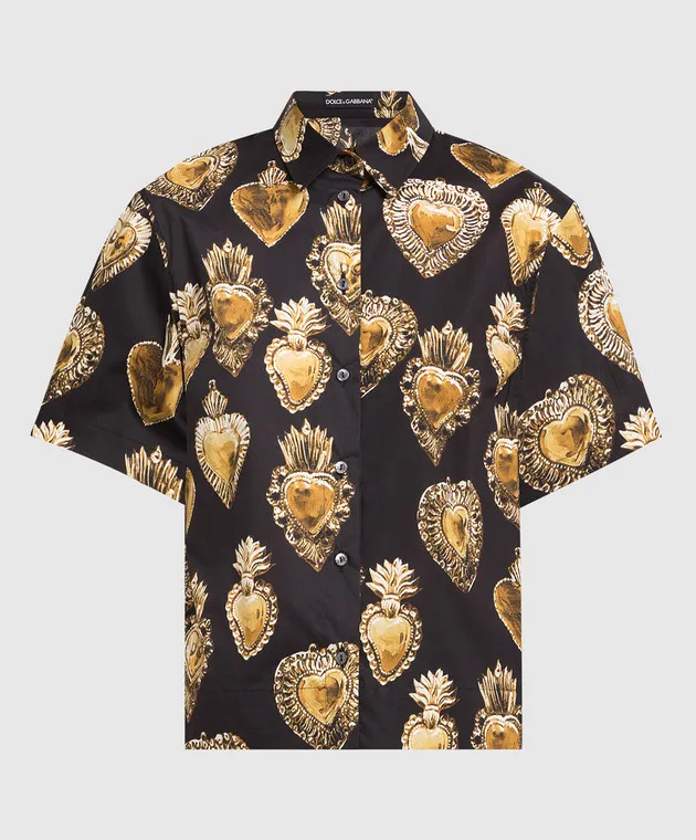 Dolce&Gabbana Black shirt in a print