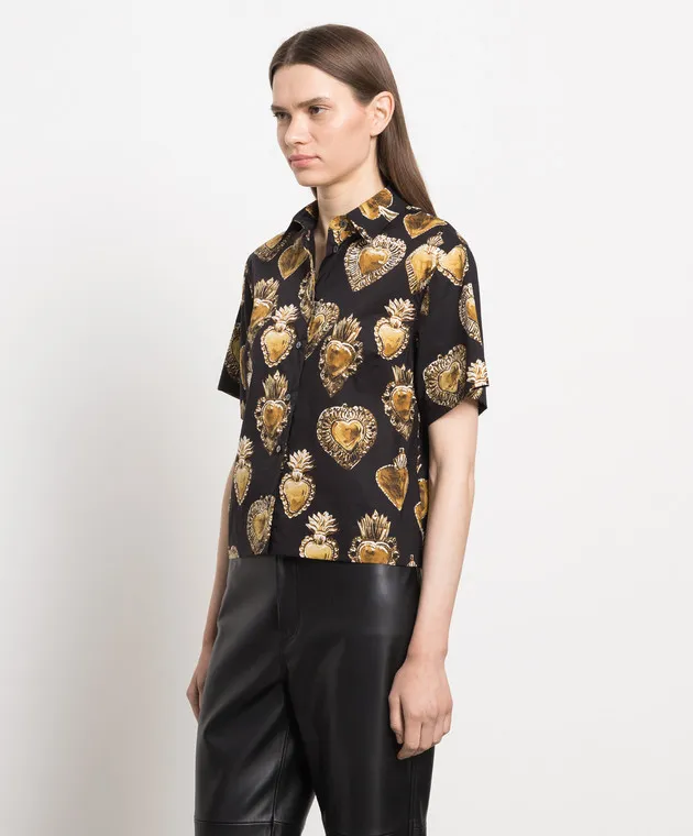 Dolce&Gabbana Black shirt in a print