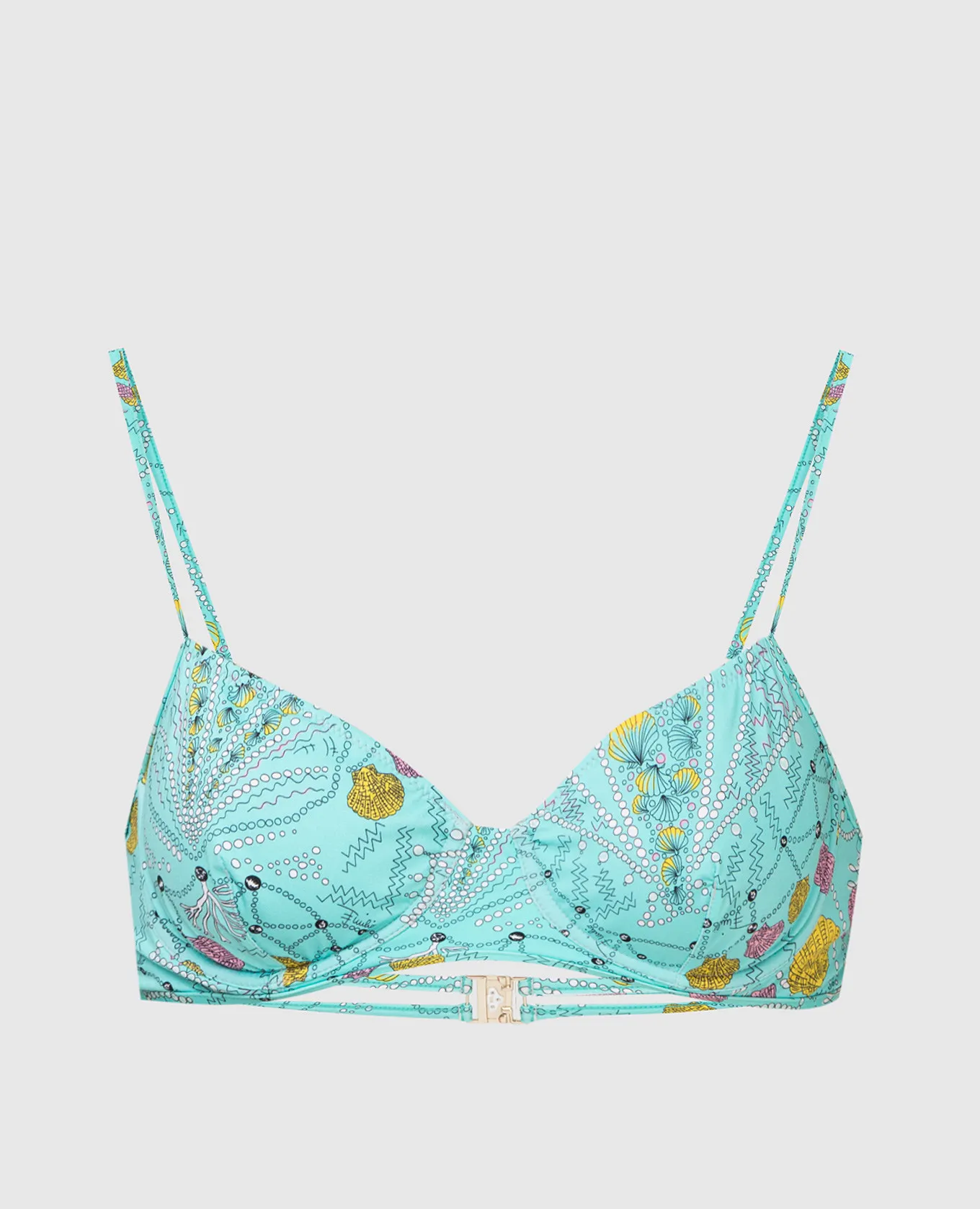 EMILIO PUCCI Underwire bodice with Conchiglie print