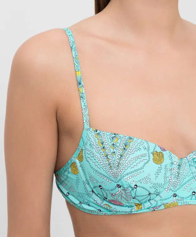 EMILIO PUCCI Underwire bodice with Conchiglie print