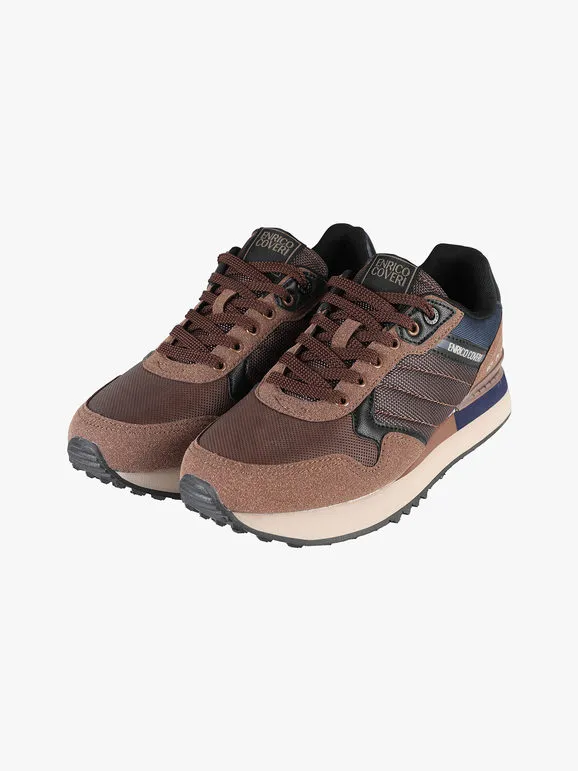 Enrico Coveri Zapatillas con cordones para hombre.