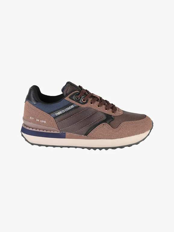 Enrico Coveri Zapatillas con cordones para hombre.