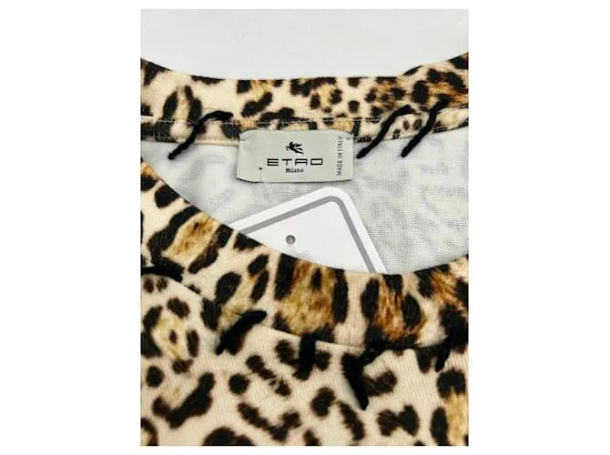 ETRO Tops T.International S Polyester Castaño 