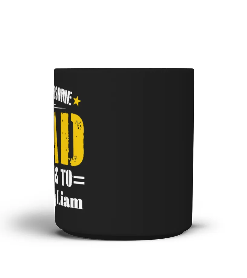 FATHER'S DAY AWESOME DAD  MUG Taza