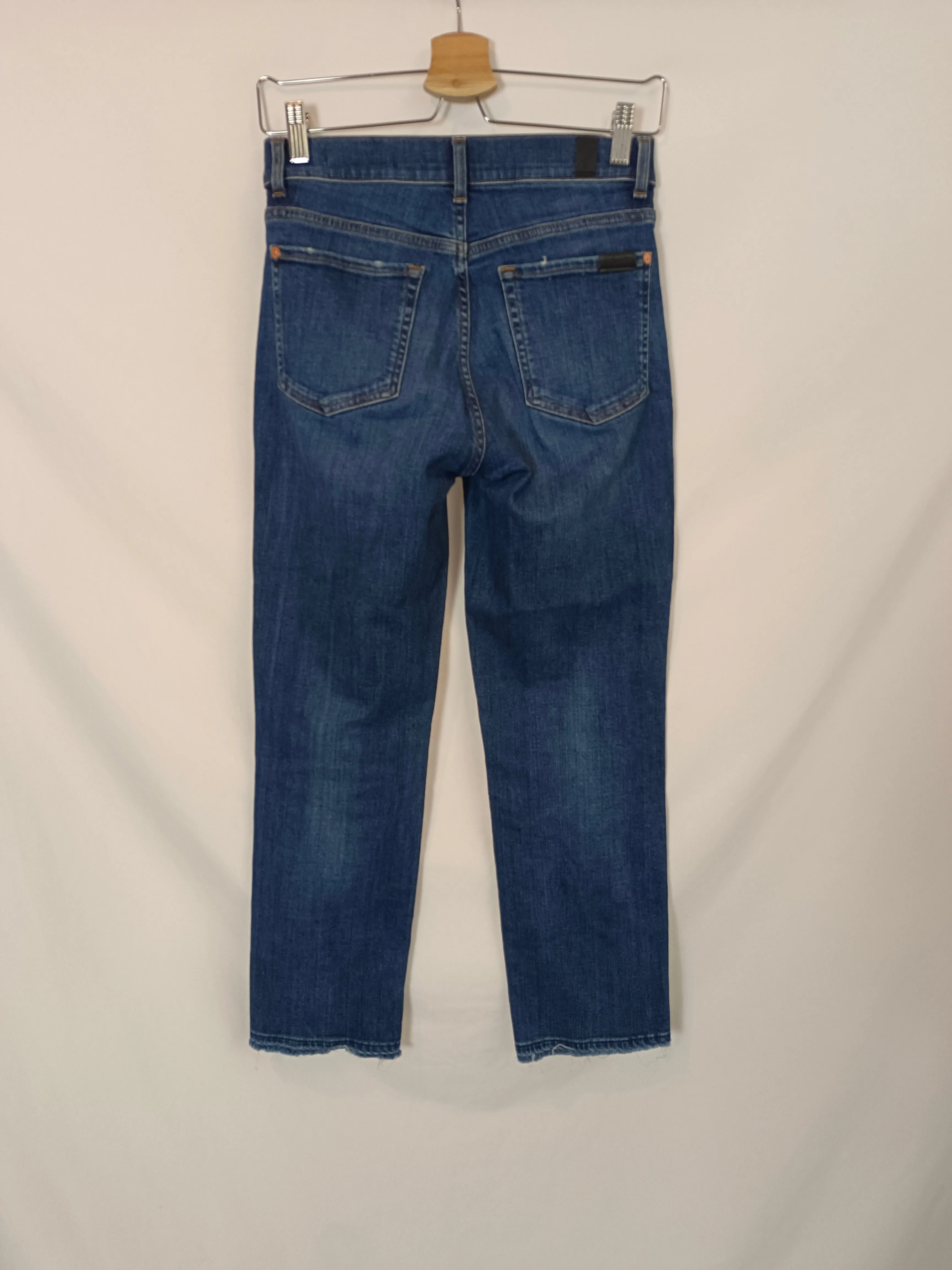FOR ALL MAKIND SEVEN. Pantalón denim recto T.27(36)
