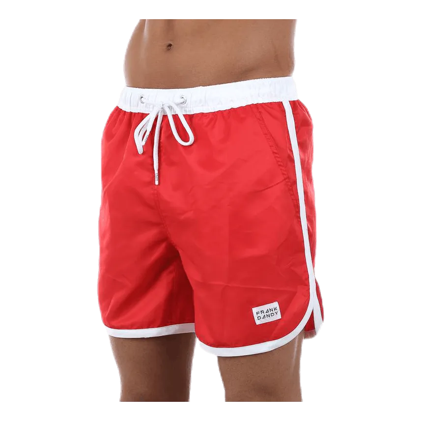 Frank Dandy St Paul Bermuda Swimshorts Red