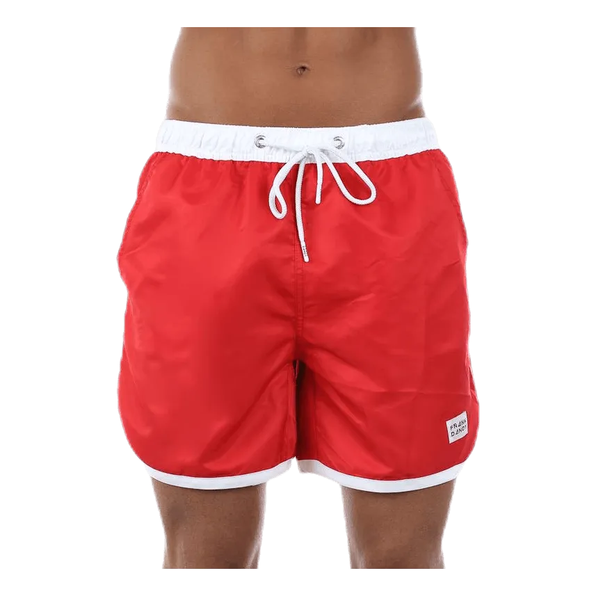 Frank Dandy St Paul Bermuda Swimshorts Red