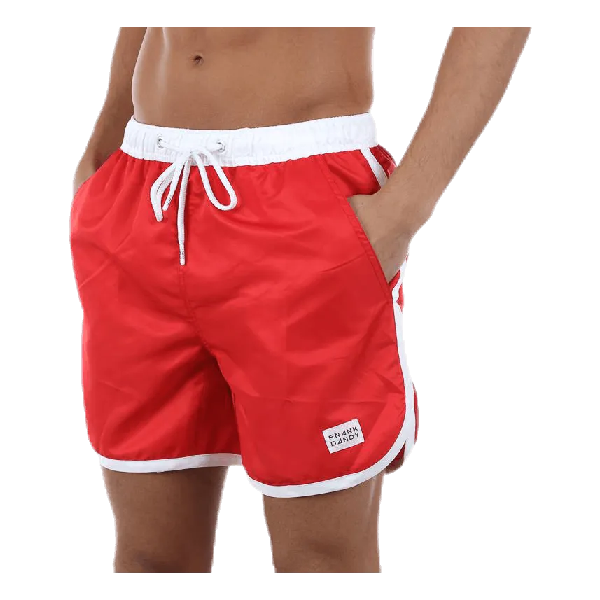 Frank Dandy St Paul Bermuda Swimshorts Red