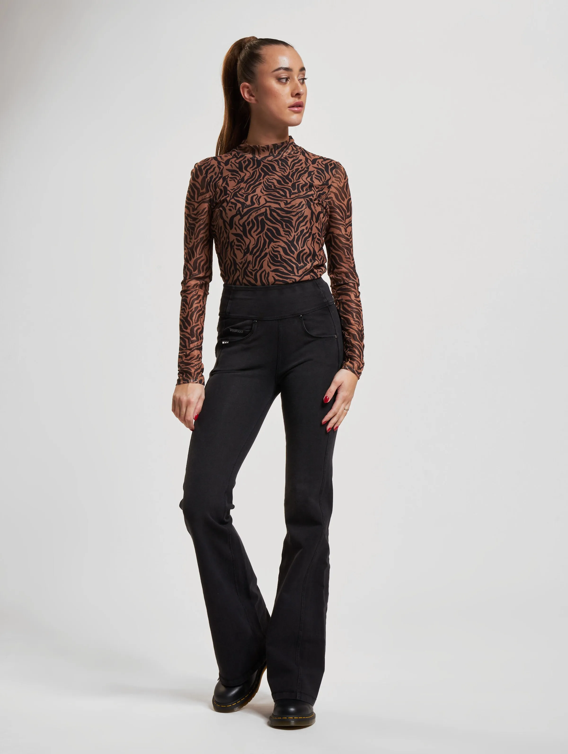 FREDDY FREDDY HIGH WAIST N.O.W.® FITANDFLARE HIGH WAIST JEANS