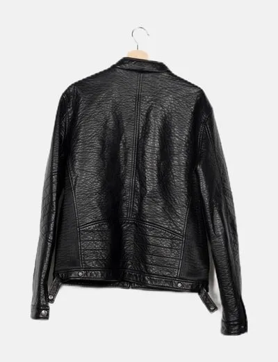 GAS Chaqueta biker negra
