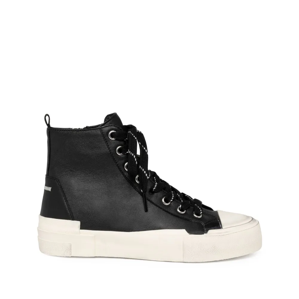 GHIBLY BIS Nappa Wax S Black (Off White Sole)