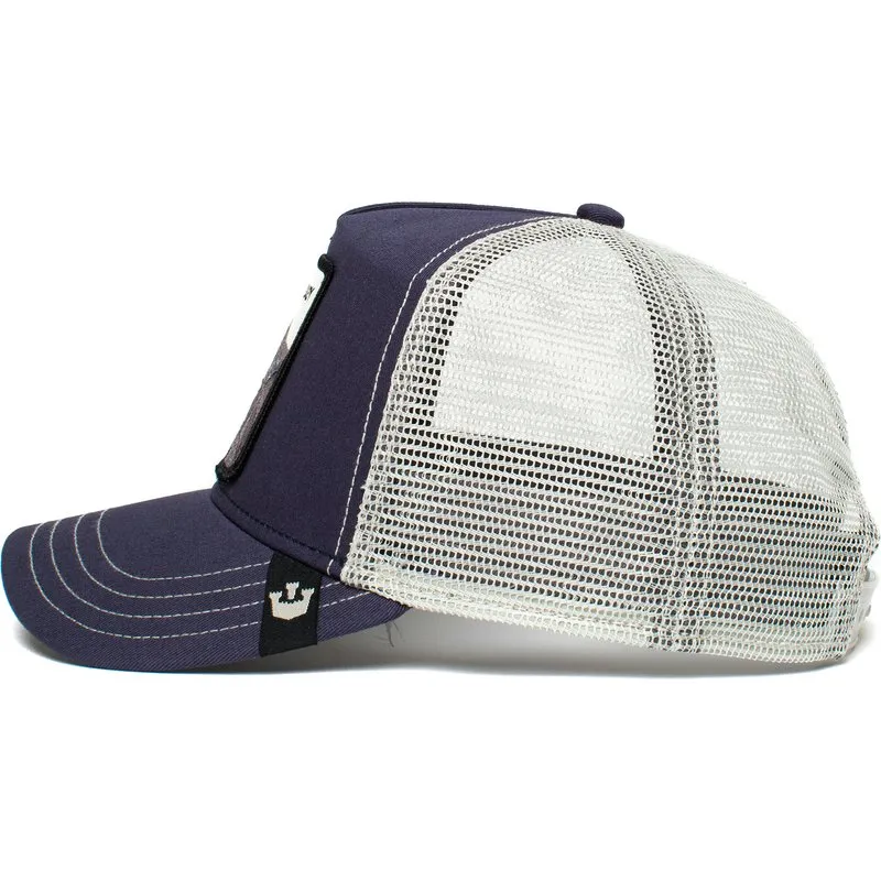 Gorra animales GOORIN BROS BABY Trucker rejilla y ajustable Elephant  Navy azul marino y gris elefante bebe