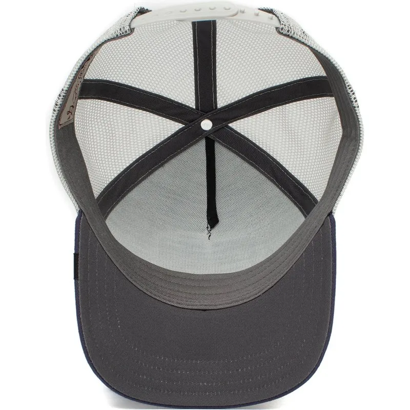 Gorra animales GOORIN BROS BABY Trucker rejilla y ajustable Elephant  Navy azul marino y gris elefante bebe