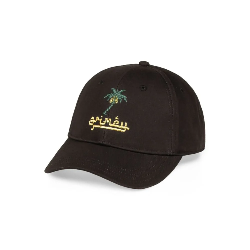GRIMEY NABLUS STONES CURVED VISOR CAP  BLACK | FW23