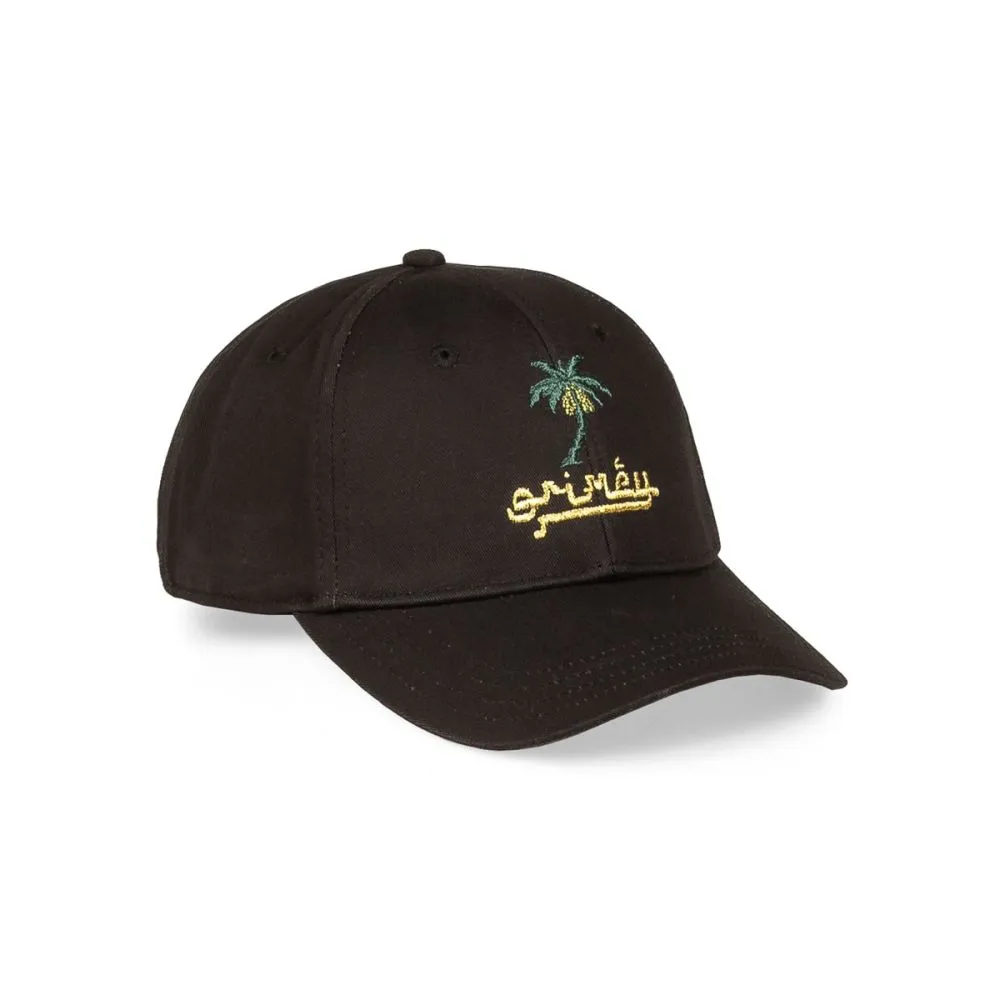 GRIMEY NABLUS STONES CURVED VISOR CAP  BLACK | FW23