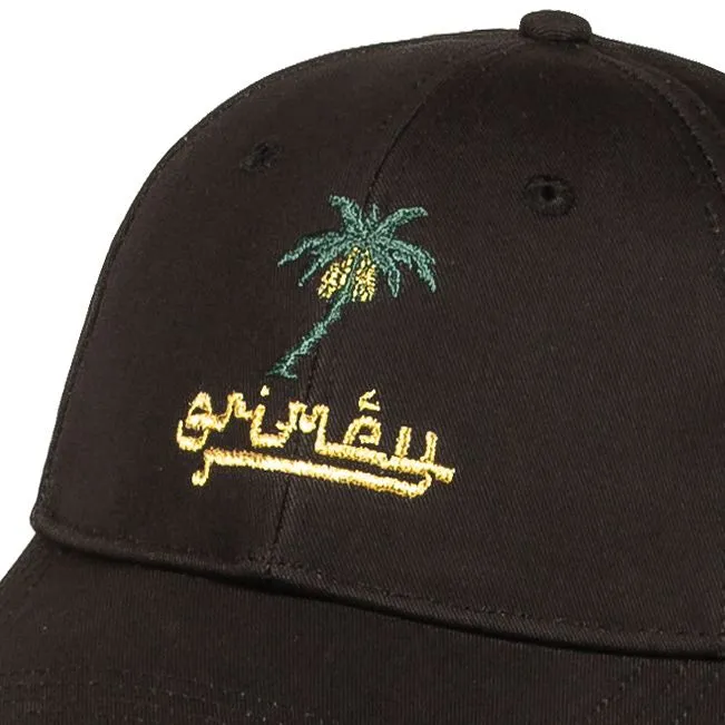 GRIMEY NABLUS STONES CURVED VISOR CAP  BLACK | FW23