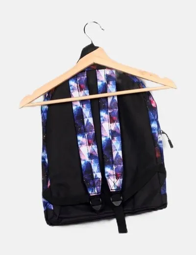 Hot tuna Mochila estampado galaxia multicolor